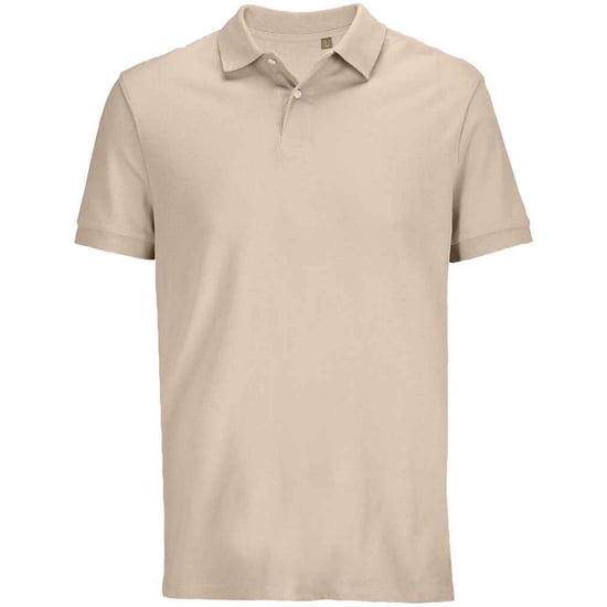 SOLS Unisex Adult Pacific Piqué Tweelingnaaldssteek Poloshirt (Linnengoed) - Image 1
