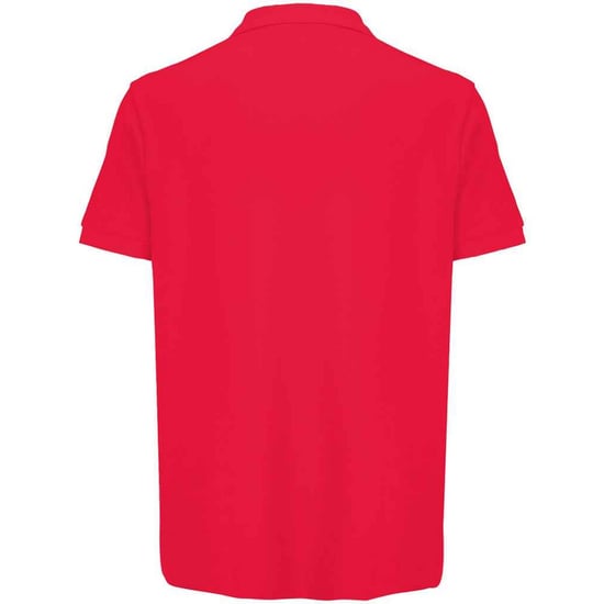 SOLS Unisex Adult Pacific Pique Twin Needle Stitch Polo Shirt (Red) - Image 2
