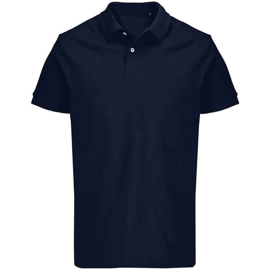 SOLS Unisex Adult Pacific Pique Twin Needle Stitch Polo Shirt (French Navy) - Image 1