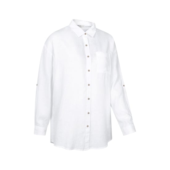 Mountain Warehouse Dam Santiago Oversized Skjorta (Vit) - Image 3
