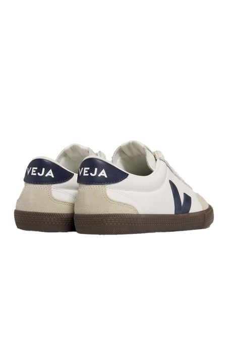 Veja Volley Leren Trainer Wit/Nautico/Bark - Image 2