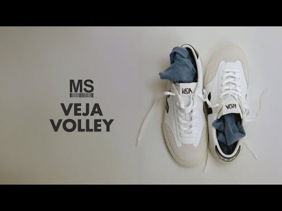 Veja Volley Leren Trainer Wit/Nautico/Bark - Image 4