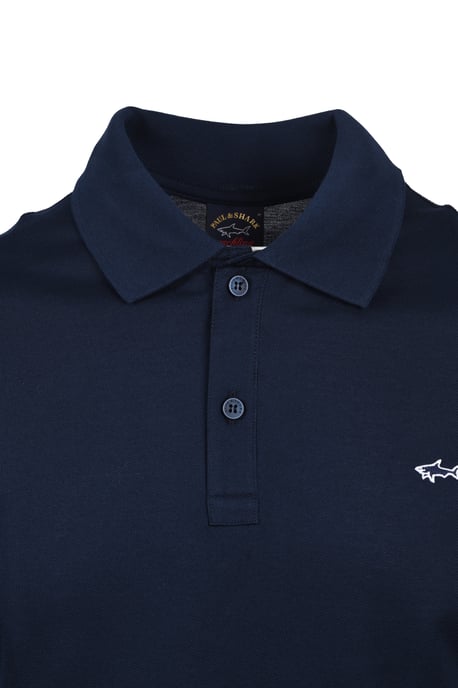 Paul And Shark Polo Shirt Navy - Image 2