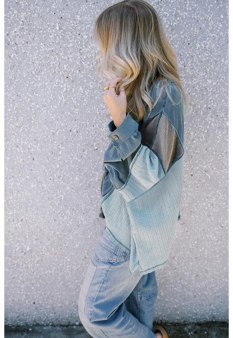 Azura Exchange Women's Patchwork Long Sleeve Sweatshirt - Image 1
