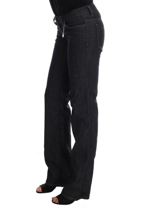 Costume National Women's Dark Blue Cotton Classic Fit Jeans - Image 2