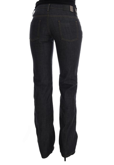 Costume National Women's Dark Blue Cotton Classic Fit Jeans - Image 3