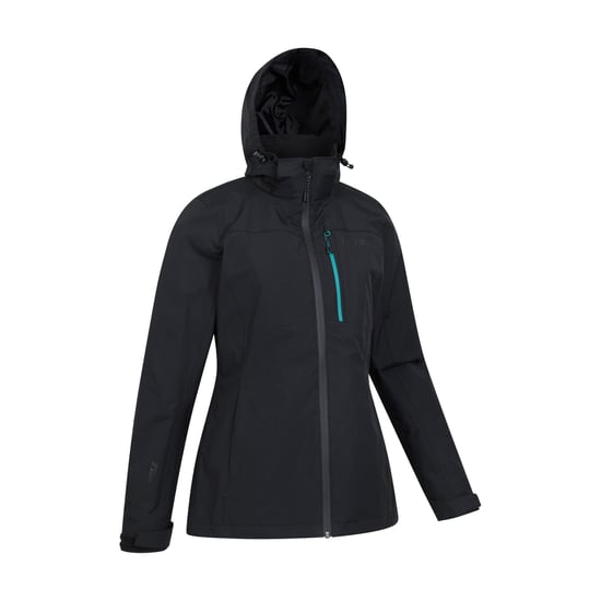 Mountain Warehouse Dames/Dames Rainforest II Extreme Waterdichte Jas (Jet Zwart) - Image 3