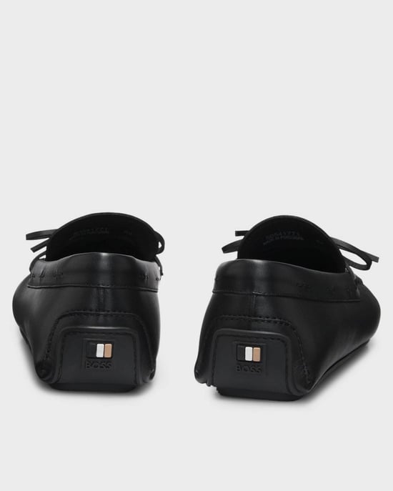 BOSS Orange Noel Mens Italian Leather Driving Moccasins - Image 3