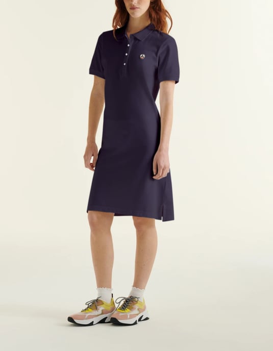 Palma Short Sleeve Polo Neck Dress - Image 1