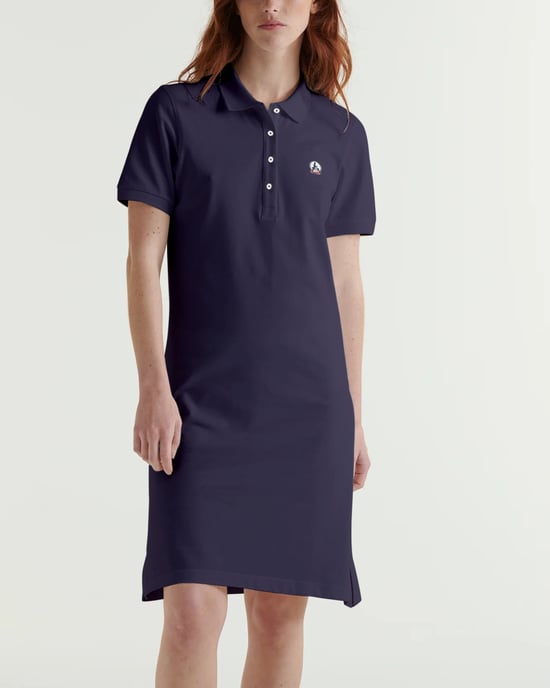Palma Short Sleeve Polo Neck Dress - Image 3