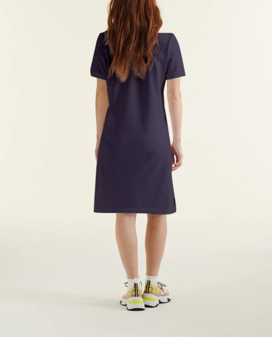 Palma Short Sleeve Polo Neck Dress - Image 4