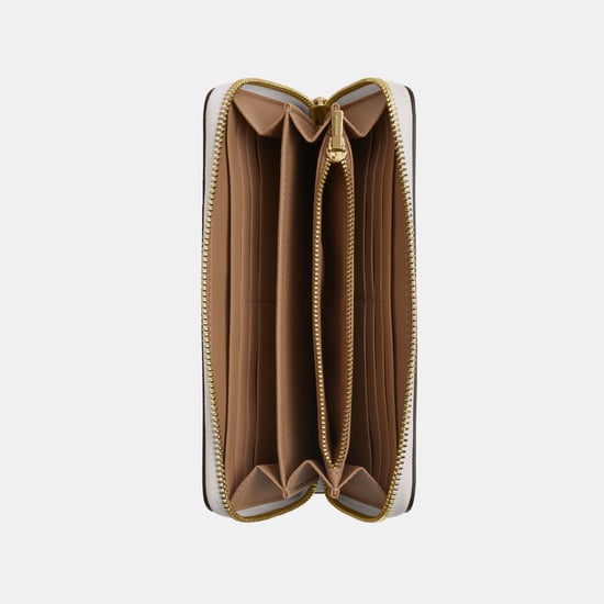 Long Zip Around Wallet in Signature Canvas - Image 2