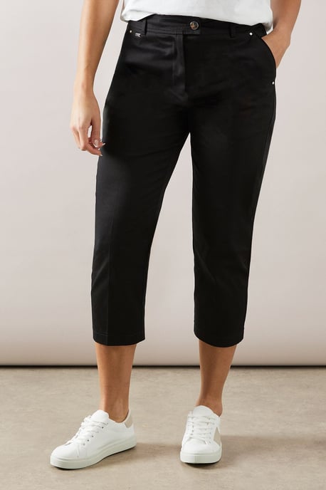 Petite Stretch Crop Trousers - Image 2