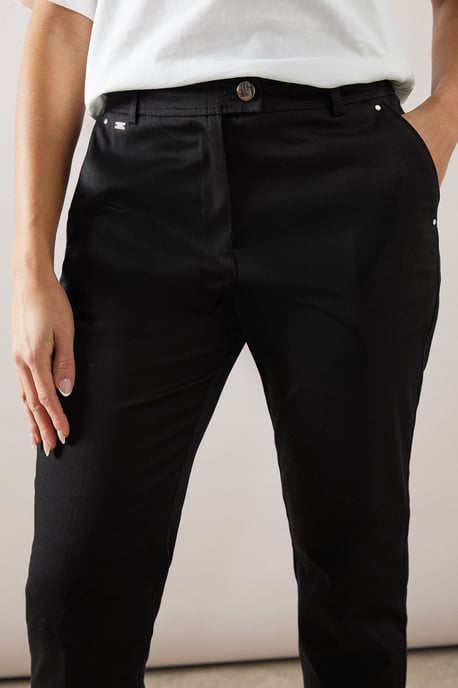 Petite Stretch Crop Trousers - Image 4