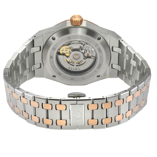 Gevril 49421B Men's Gotham Swiss Swiss Made Automatic, PO24 Skeleton Watch - Image 3