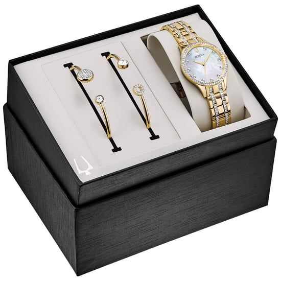 Bulova Crystal / Dress Dames Horloge Goudkleurig 98X119 - Image 5