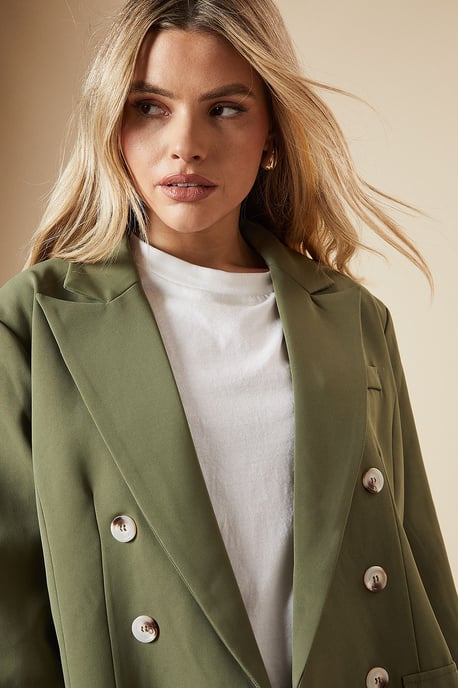 Oversized Double Breasted Blazer - Image 4