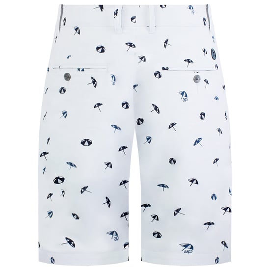 Puma x Arnold Palmer Dancing Umbrellas Mens Grey Golf Shorts - Image 2