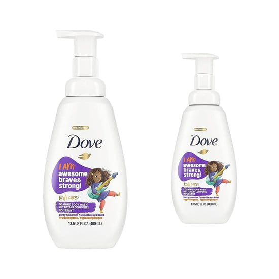 Dove Kids Care Body Wash Berry Smoothie Foaming Wash, 2x400ml - Image 1