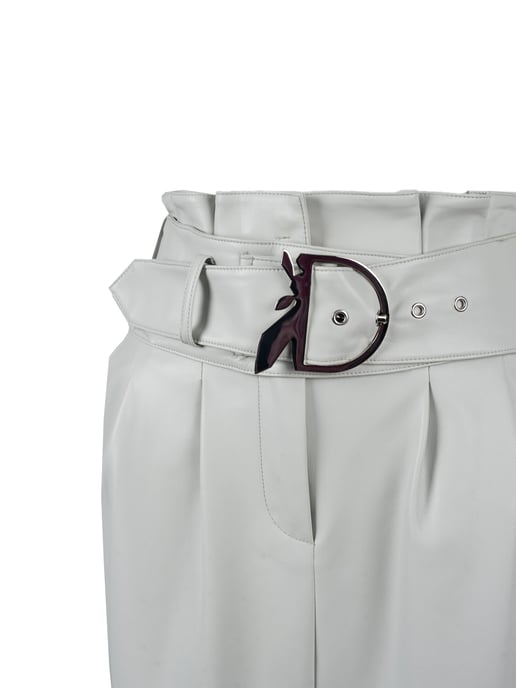 Patrizia Pepe Skirt Woman's Grey - Image 3