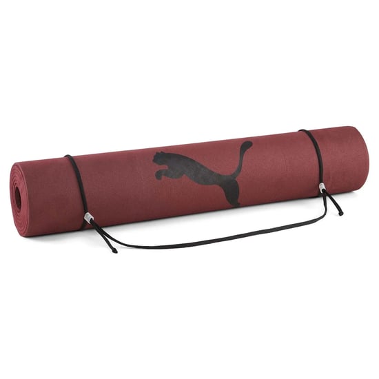 Puma Logo Burgundy Yoga Mat - Image 1