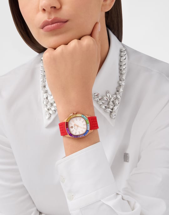 Philipp Plein The $pectre Dames Rode Horloge PWTAA1024 - Image 3