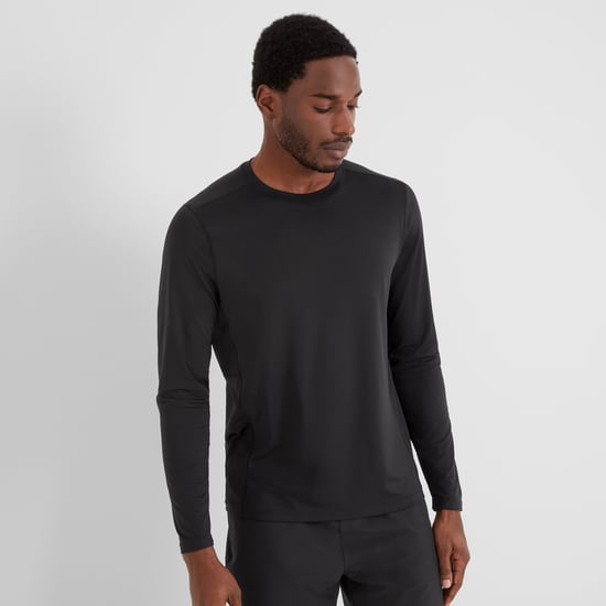 Aller Mens Tech Long Sleeve Top - Black - Image 1
