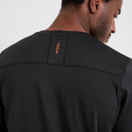 Aller Mens Tech Long Sleeve Top - Black - Image 6