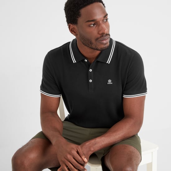 Biston Mens Polo Shirt - Black - Image 4