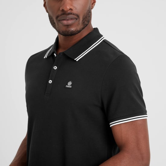 Biston Mens Polo Shirt - Black - Image 6