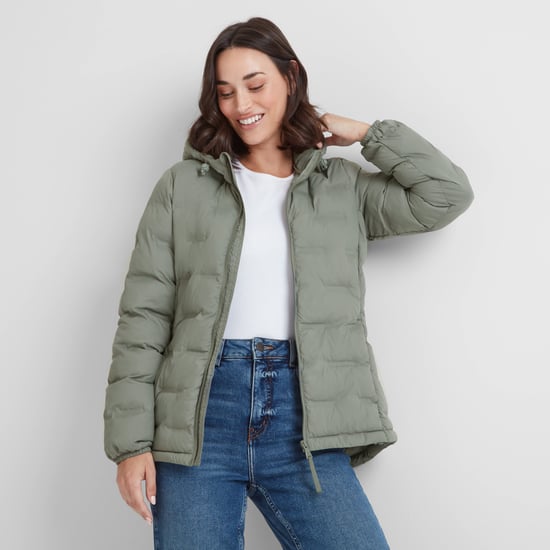 Palmer Womens Padded Jacket - Faded Khaki - Image 1