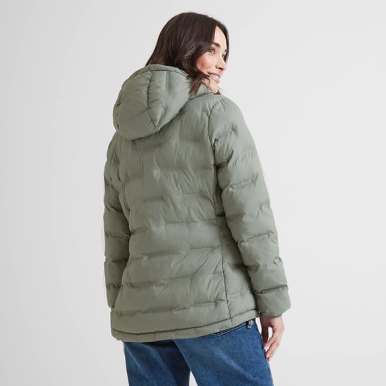 Palmer Womens Padded Jacket - Faded Khaki - Image 2