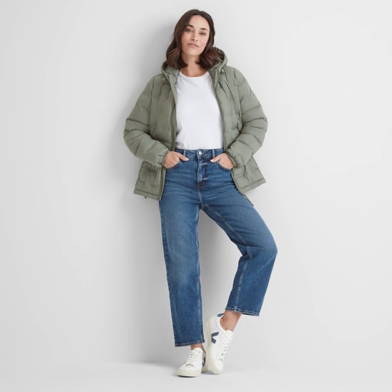 Palmer Womens Padded Jacket - Faded Khaki - Image 3