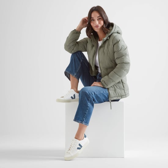 Palmer Womens Padded Jacket - Faded Khaki - Image 4