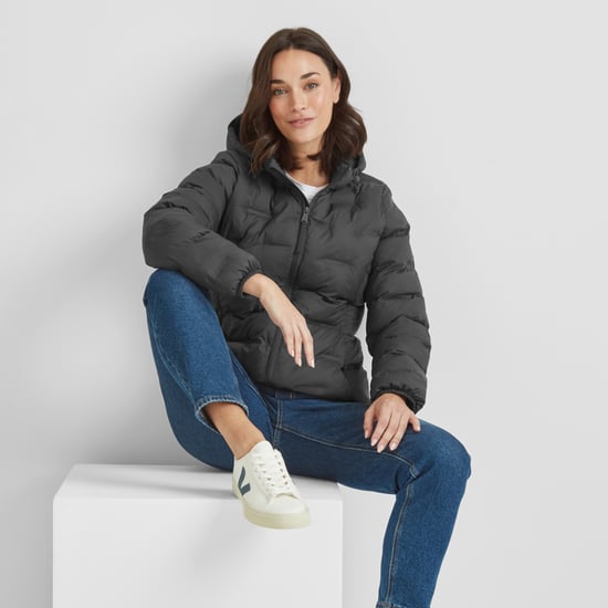 Palmer Womens Padded Jacket - Washed Black - Image 4