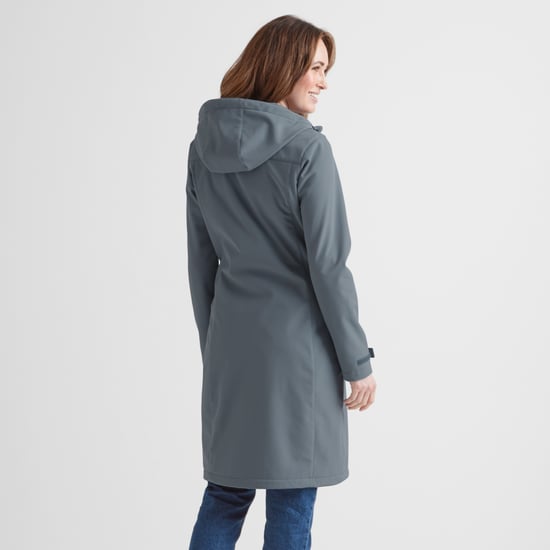 Marina Womens Extra Long Softshell Jacket - Graphite - Image 2