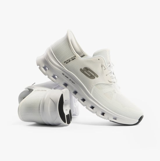 150420/WHT GLIDE-STEP PRO Womens Trainers White - Image 2