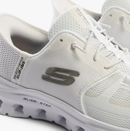 150420/WHT GLIDE-STEP PRO Womens Trainers White - Image 6