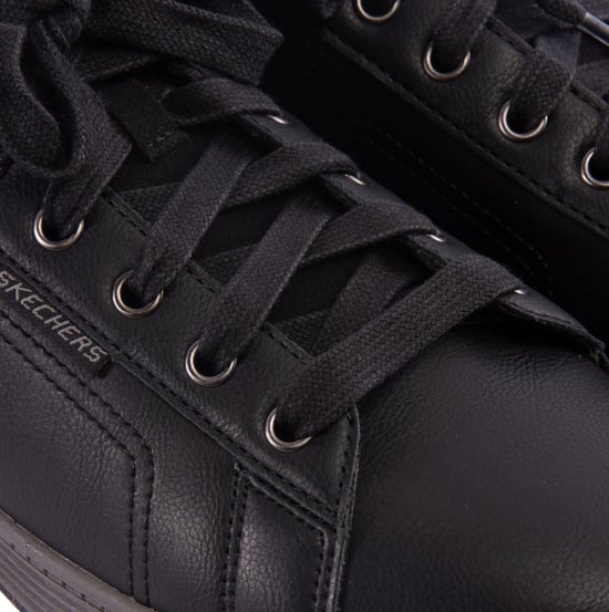 210946/BLK CAVELL - HENSLEY Mens Trainers Black - Image 6