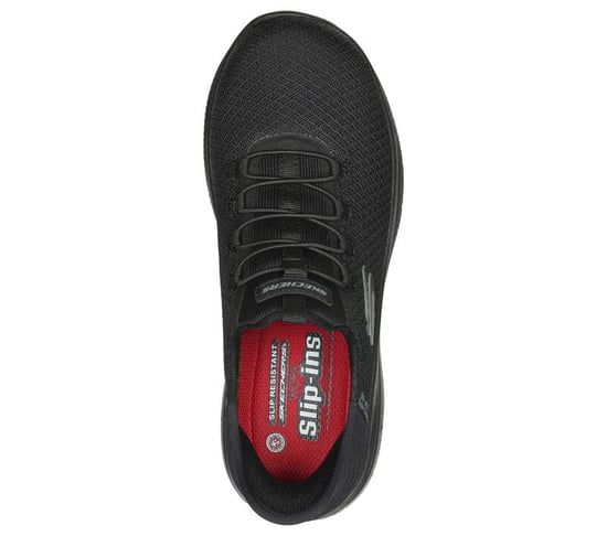 108144EC/BBK SUMMITS SR-ENSLEE Womens Slip-Resistant Trainers Black - Image 5