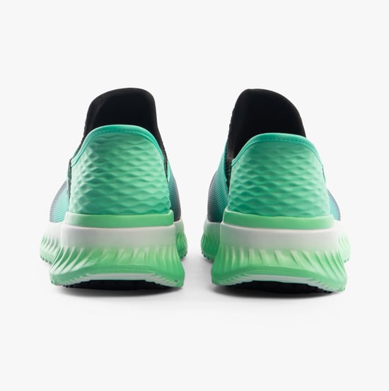 108152EC/BKTL TILIDO - OMBRAY Womens Trainers Black/Teal - Image 4