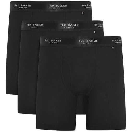 Ted Baker 3-Pack Cotton Boxer Briefs Mens Black - Image 1