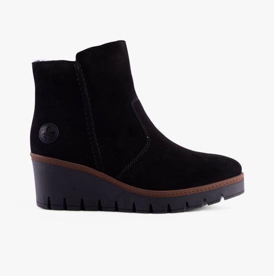 Rieker Y5065-00 Womens Boots Black - Image 1