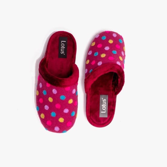 Lotus BERLIE Womens Slippers Bordo - Image 5