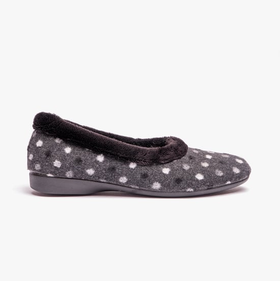Lotus GERI Womens Slippers Black - Image 1
