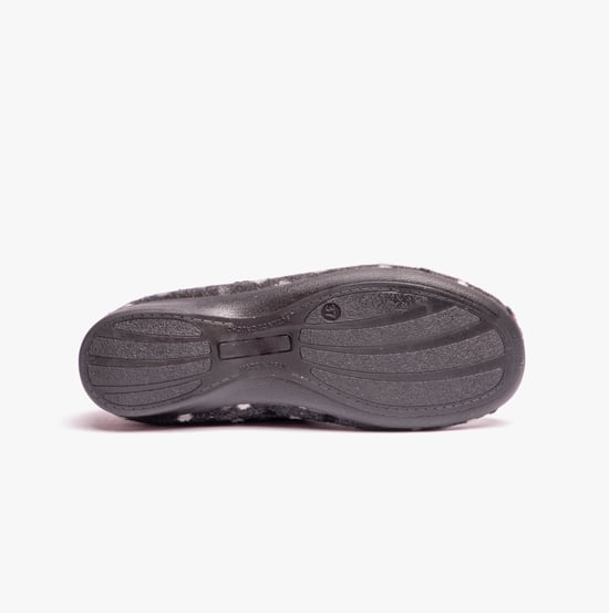 Lotus GERI Womens Slippers Black - Image 5