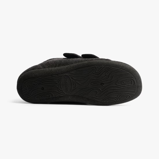 Padders BRIAN Mens Slippers Charcoal - Image 3