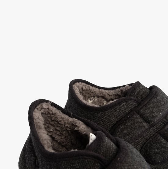 Padders BRIAN Mens Slippers Charcoal - Image 5