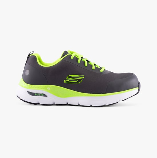200086EC/CCLM ARCH FIT SR - RINGSTAP Mens Safety Trainers Charcoal/Lime - Image 1