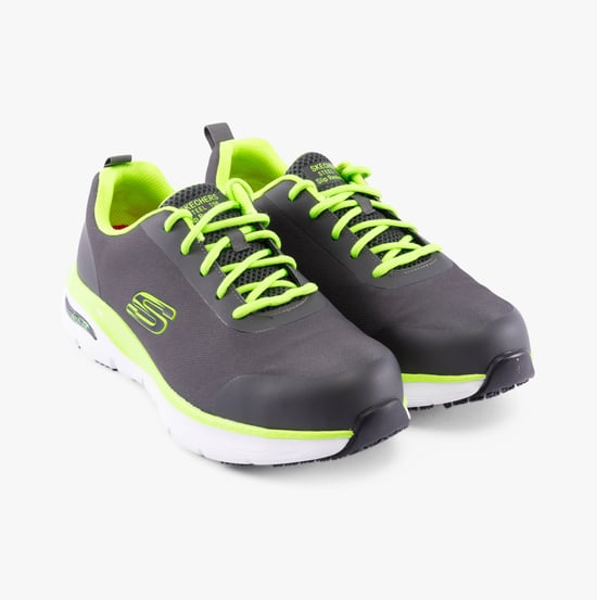 200086EC/CCLM ARCH FIT SR - RINGSTAP Mens Safety Trainers Charcoal/Lime - Image 2